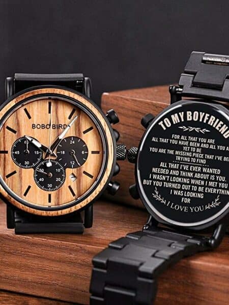 Personalized Engraved Wooden Watch
