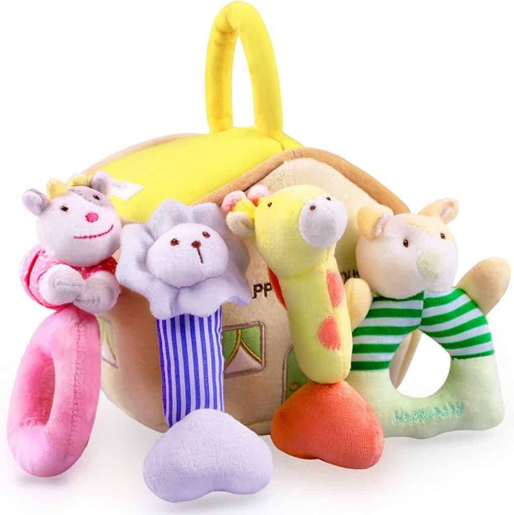Plush Baby Soft Rattle Toys Set