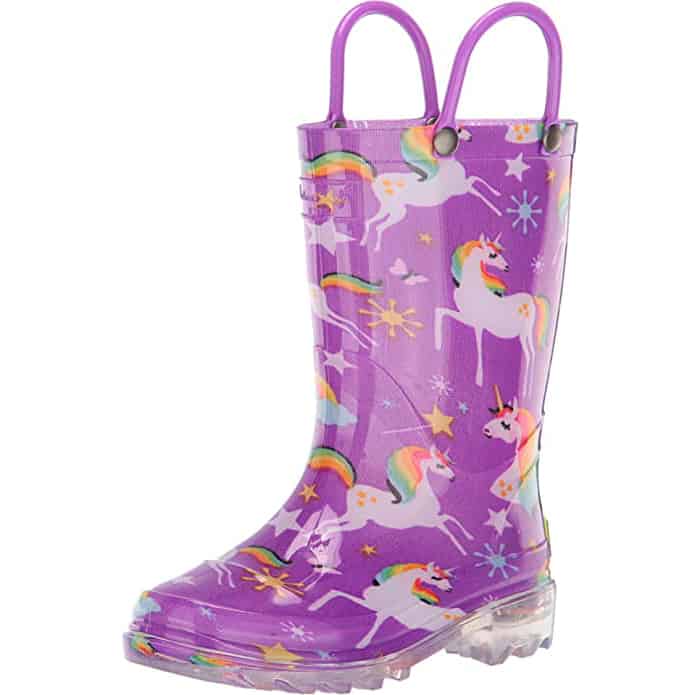 Waterproof Rain Boots With Lights