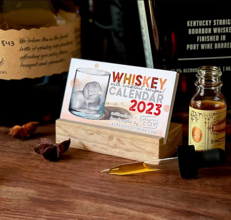 Whiskey Recipes Mini Calendar