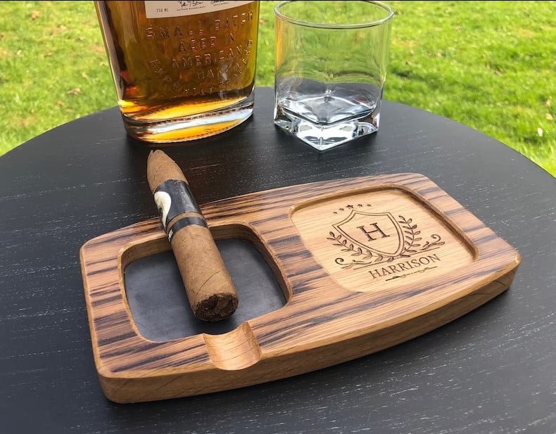 Whisky And Cigar Tray