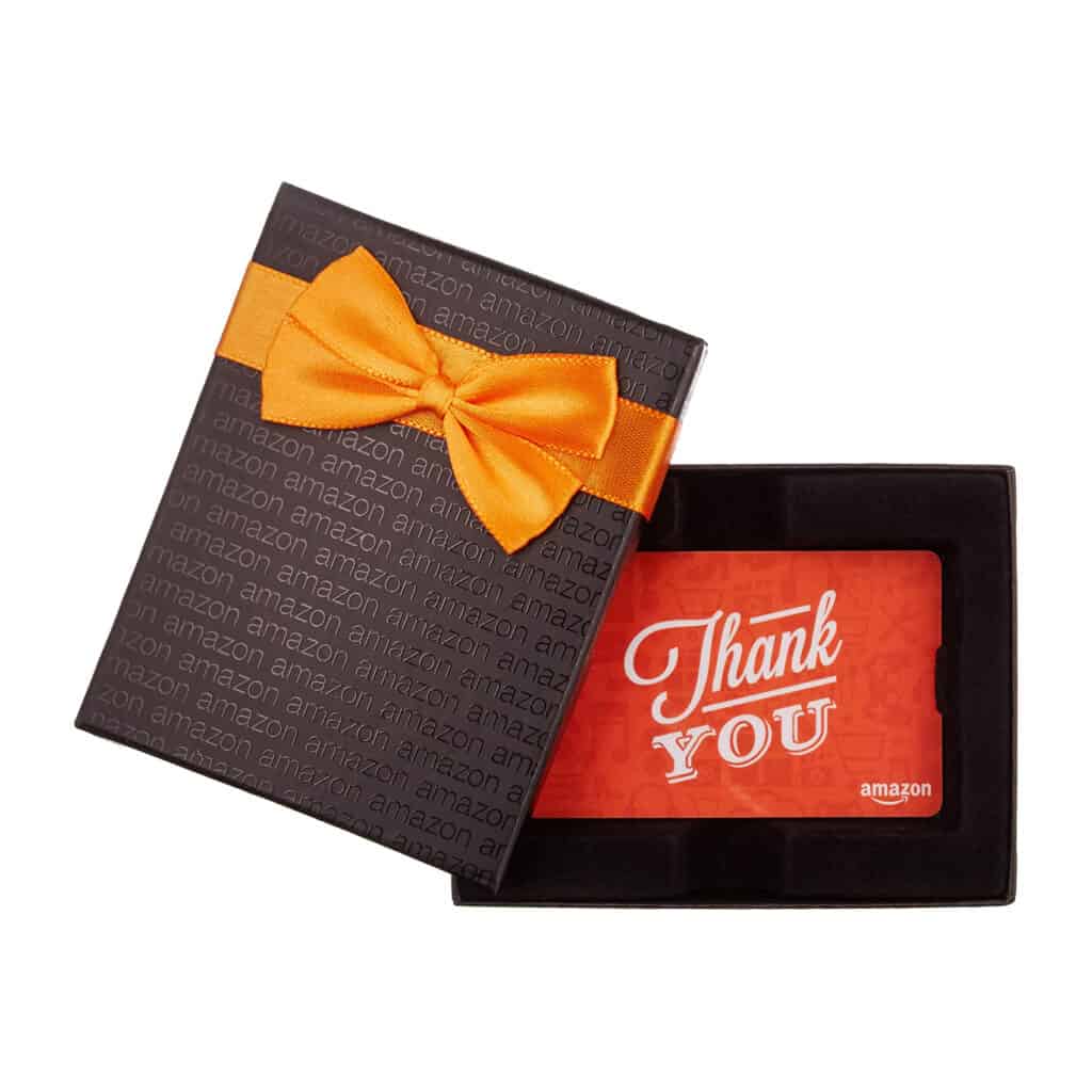 Amazon Thank You Gift Card in a Gift Box