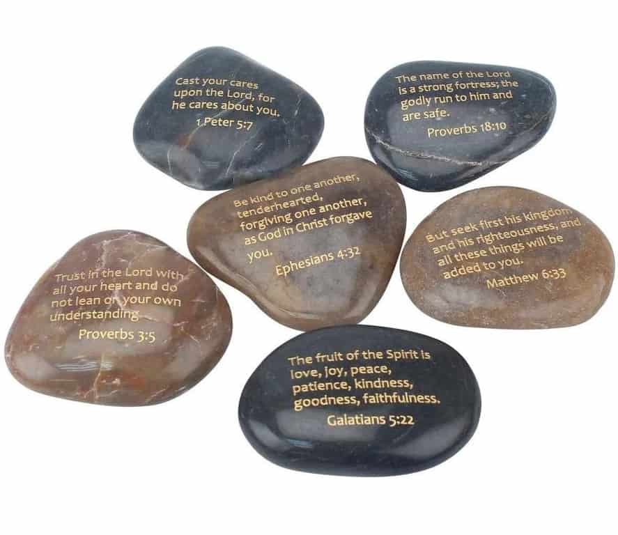 Inspirational Scripture Stones