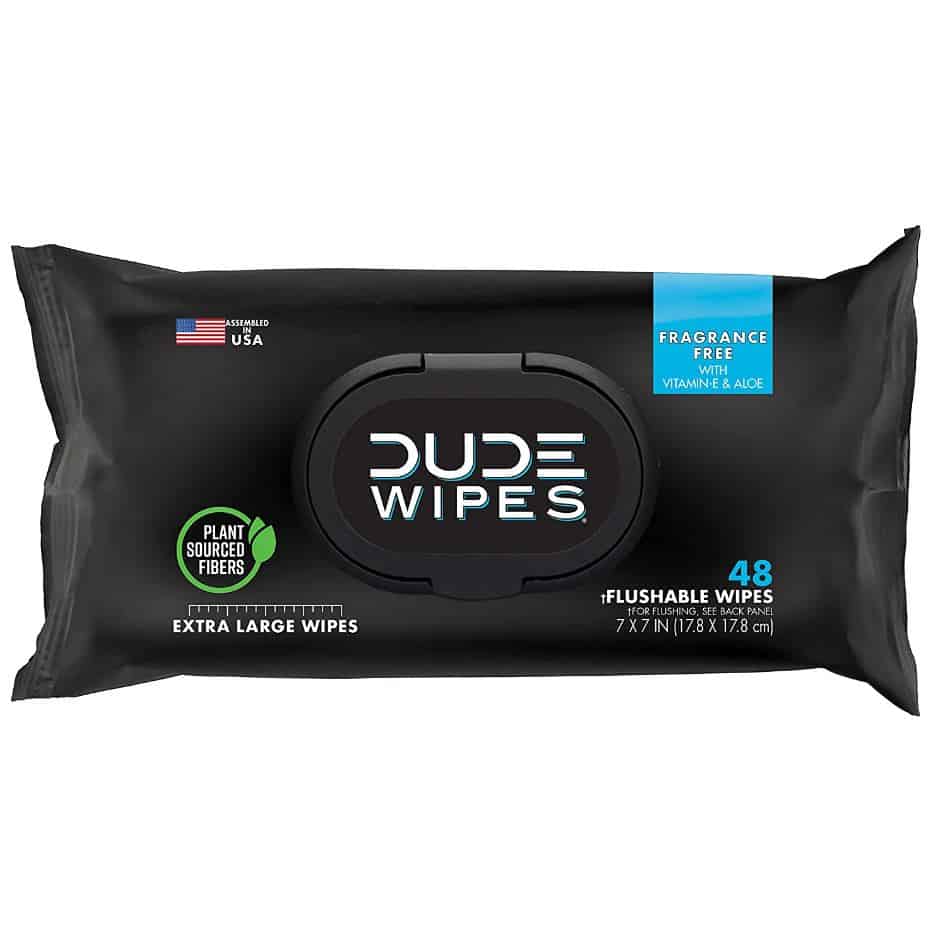 Unscented Flushable Wipes