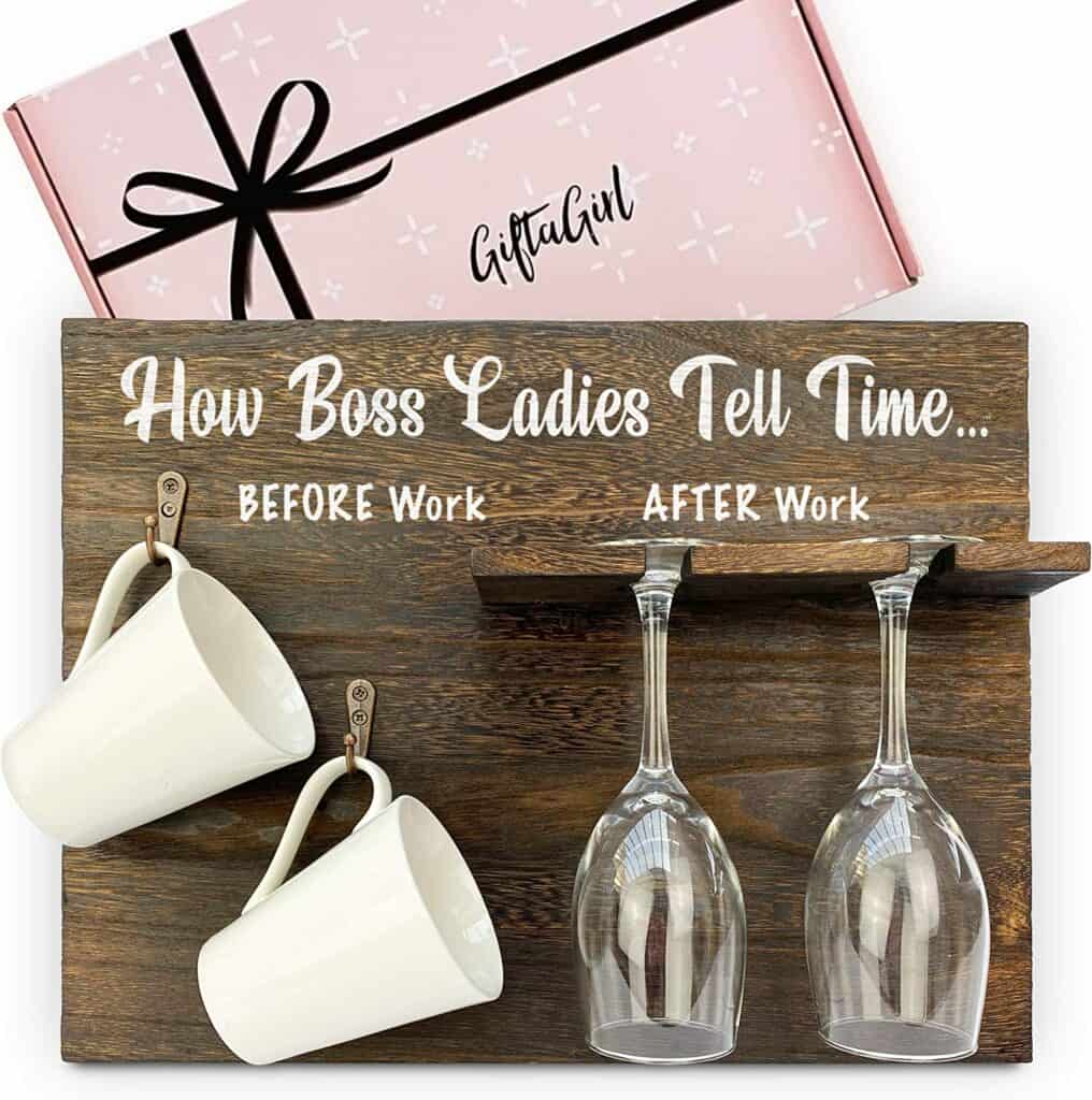 Boss Lady Gift Box for Coffee and Wine Lovers