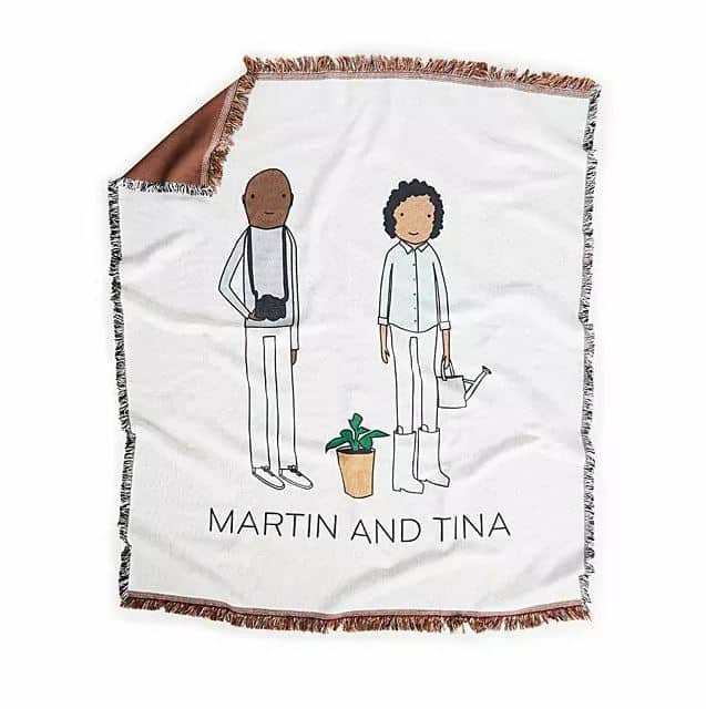 Personalized Couple Hobby Blanket
