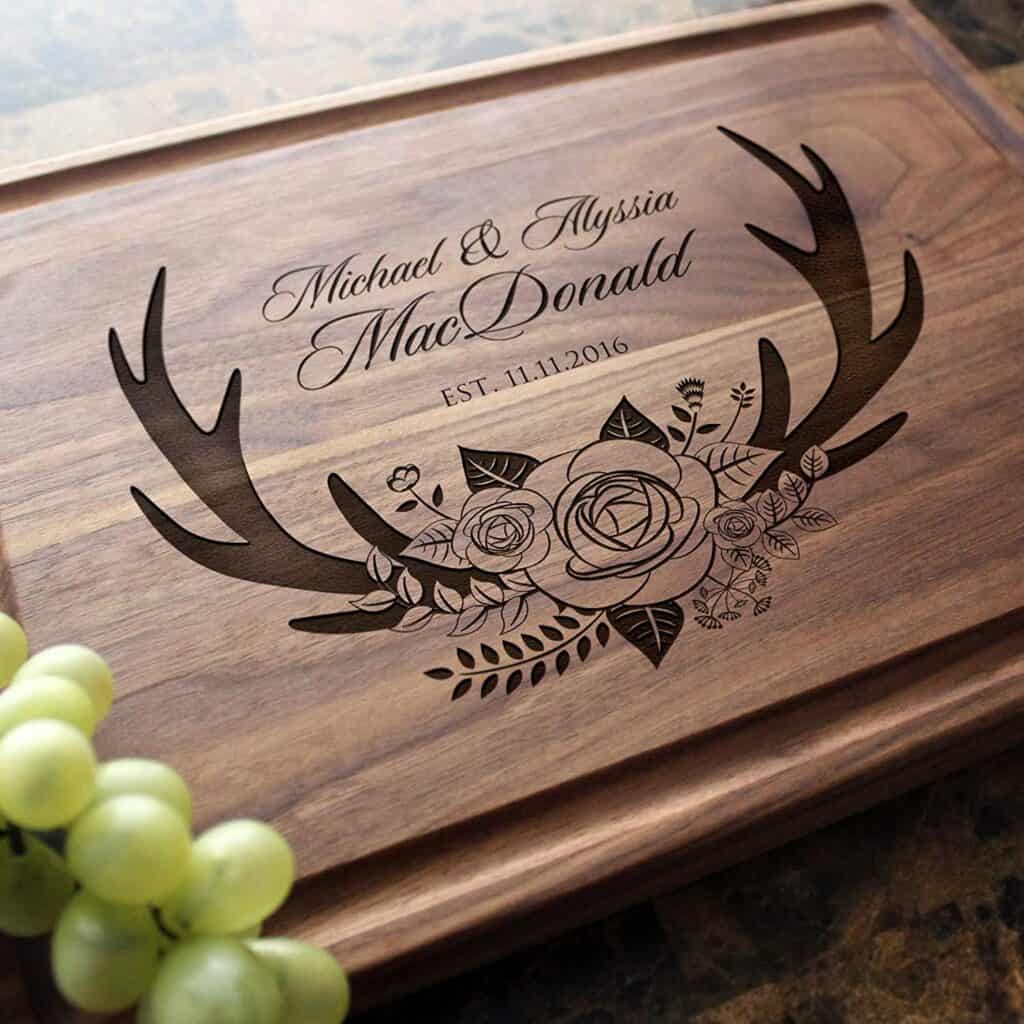 Engraved Cutting Boards for Couples