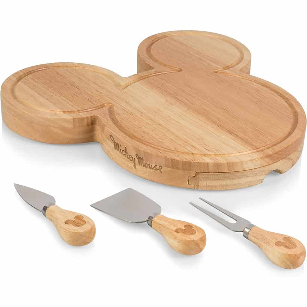 Mickey Mouse Cheese Board and Knife Set