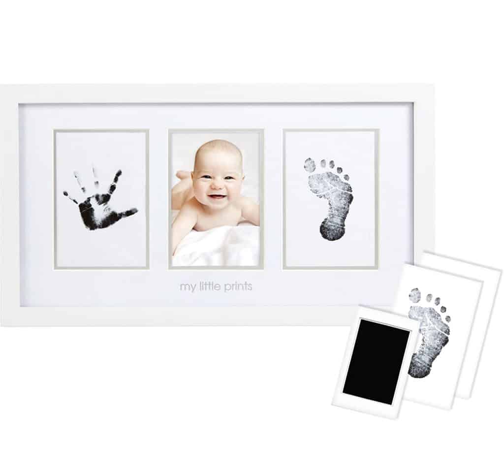 Newborn Handprint and Footprint Photo Frame
