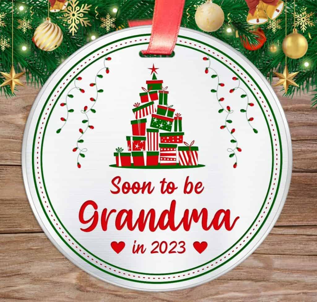 Soon to Be Grandma Christmas Ornament