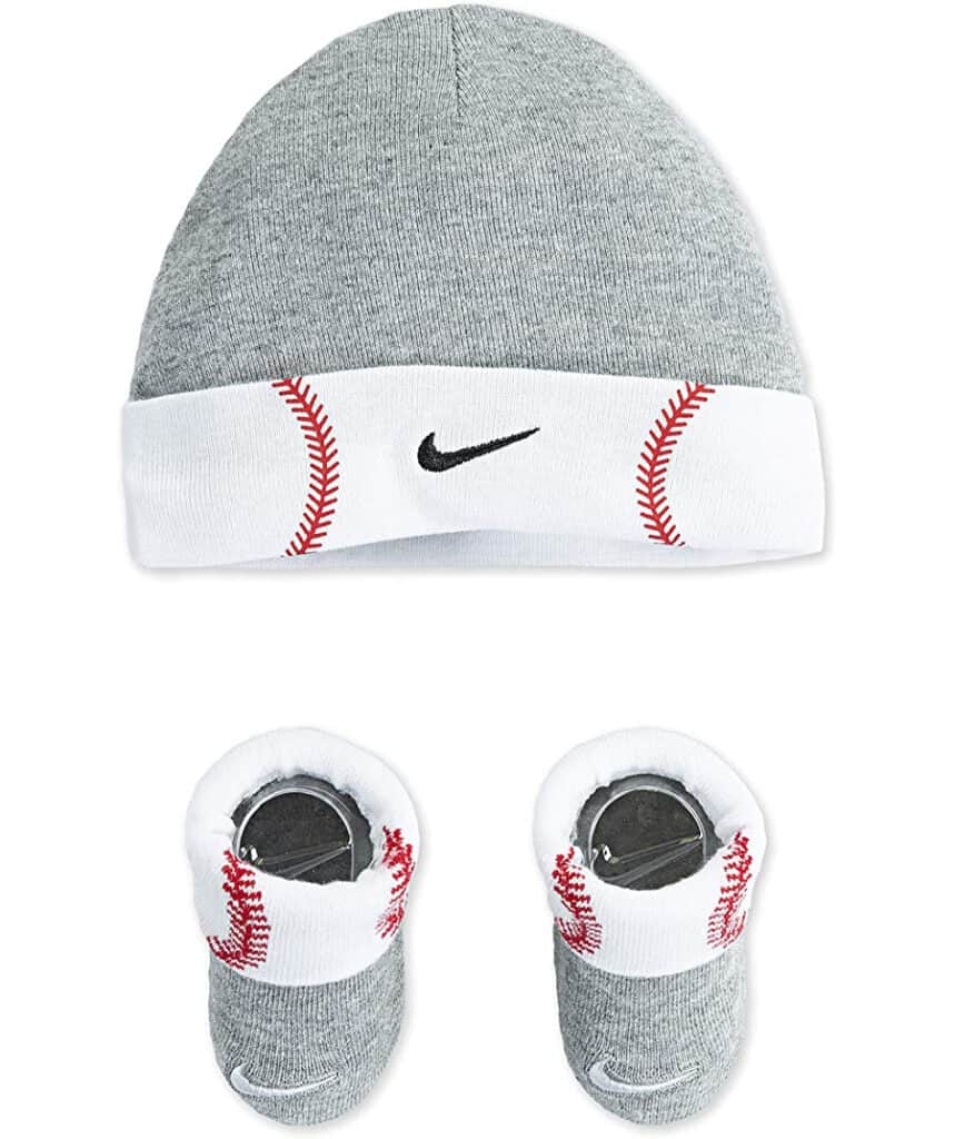 Baseball Baby Hat and Booties