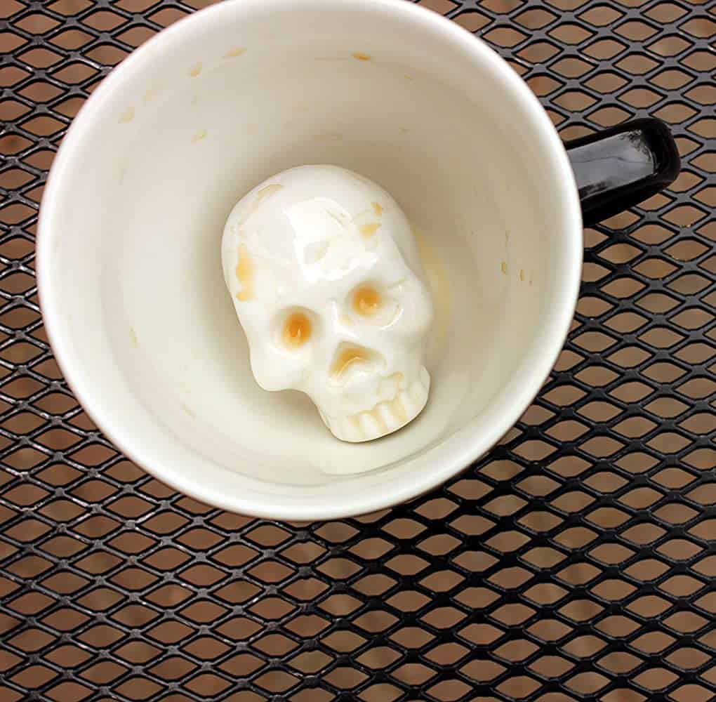 Creepy Skull Ceramic Cup