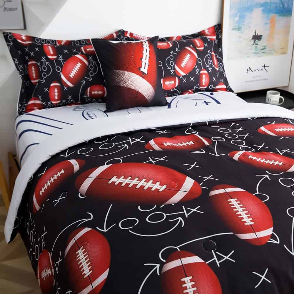American Football Bedding Set for Boys