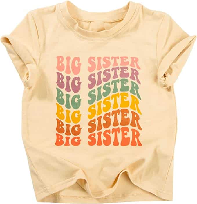 Big Sister Colorful T-Shirt