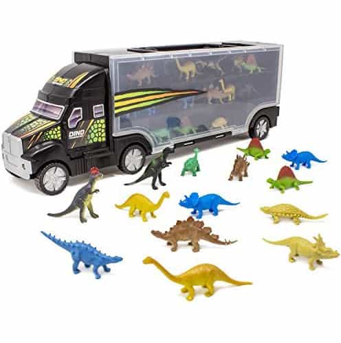 Dinosaur Transport Truck Carrier Set