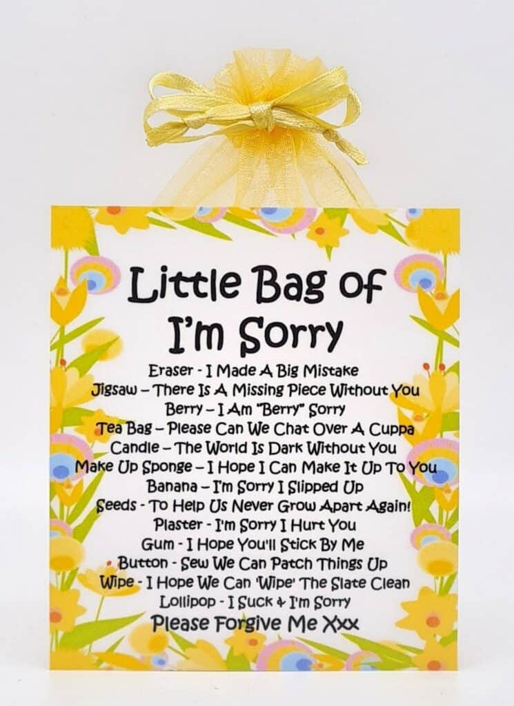 Little Bag of I’m Sorry