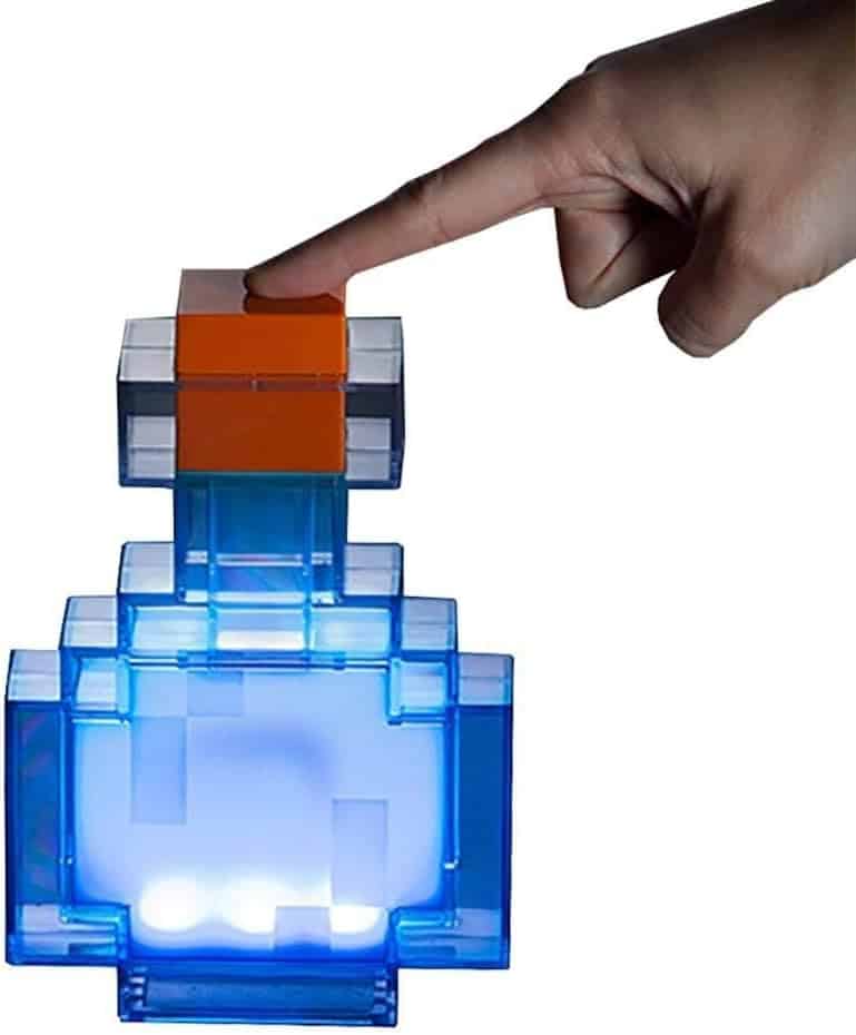 Minecraft Potion Bottle Light Color-Changing Lamp