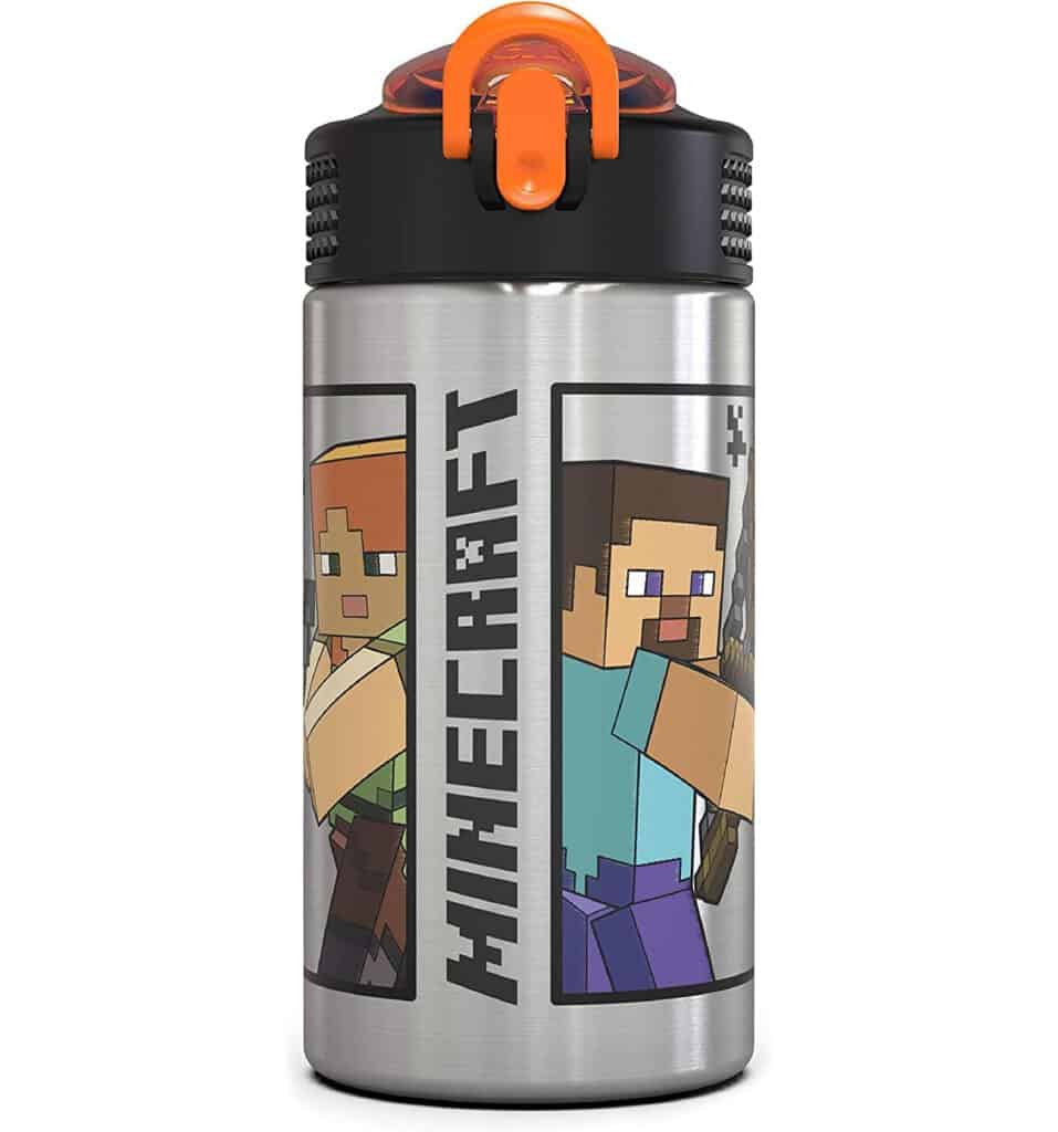 Minecraft Stainless Steel Water Bottle