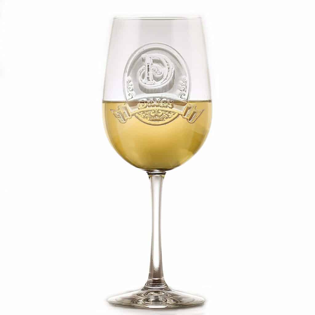 Monogrammed Engraved Wine Glasses Set
