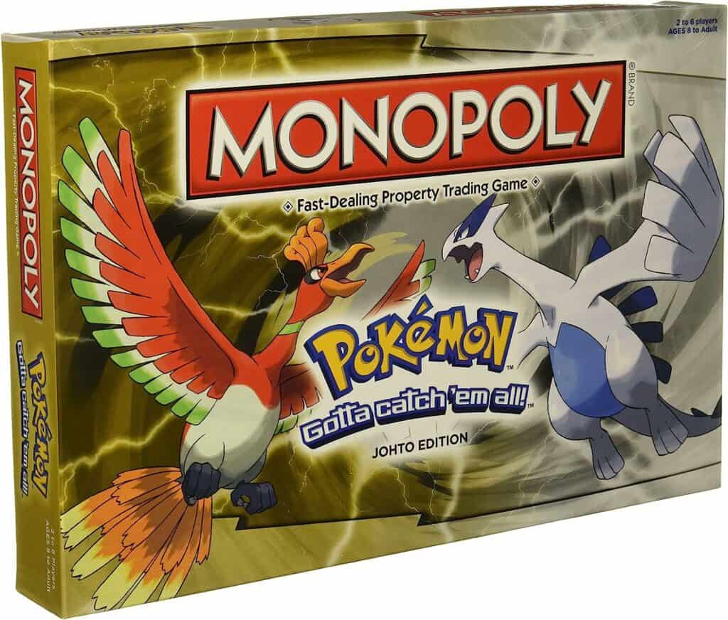 Monopoly Game Pokémon Johto Edition