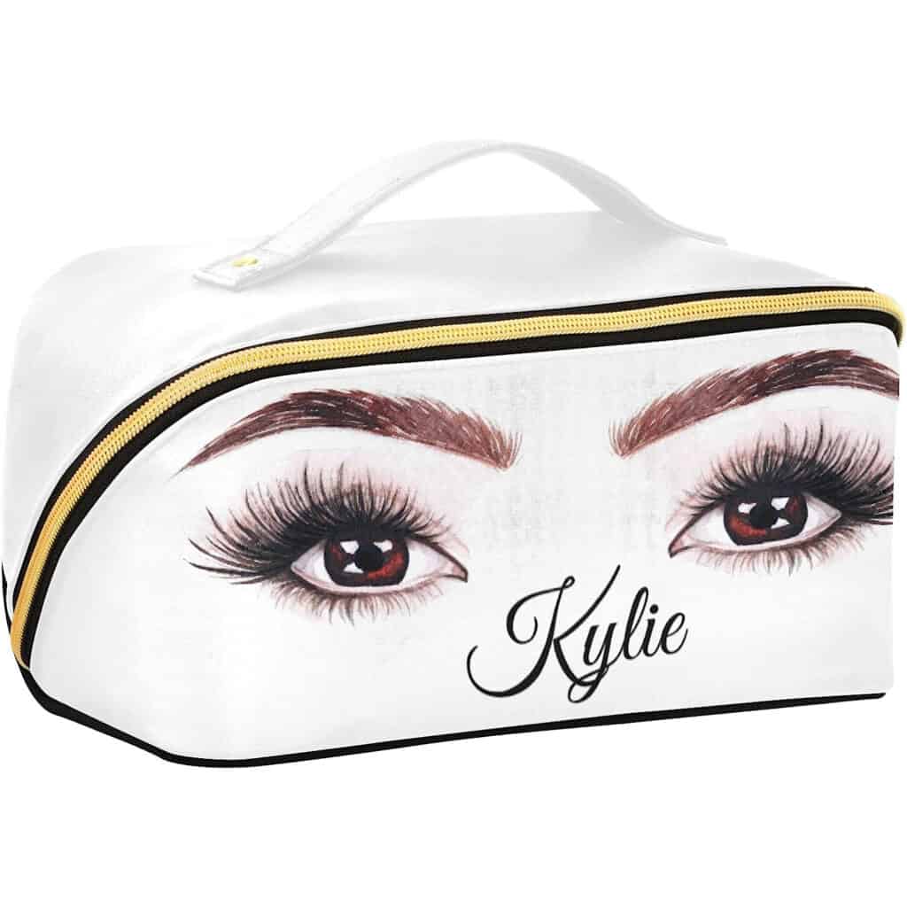 Personalized Eyelash Makeup Bag