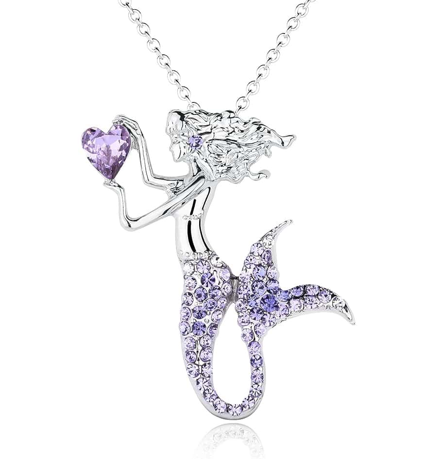 Mermaid Birthstone Necklace