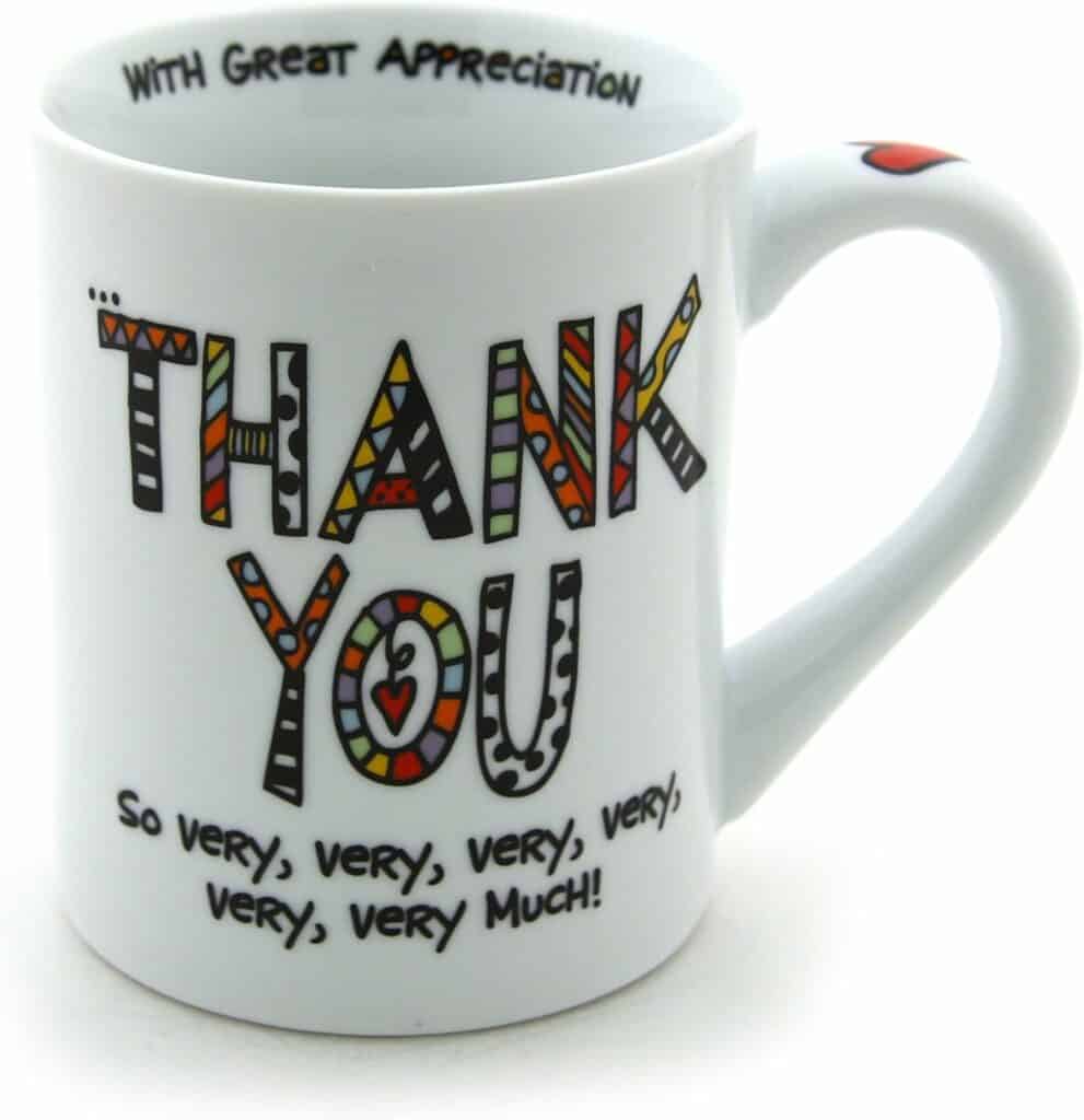 Cute Thank You Porcelain Mug
