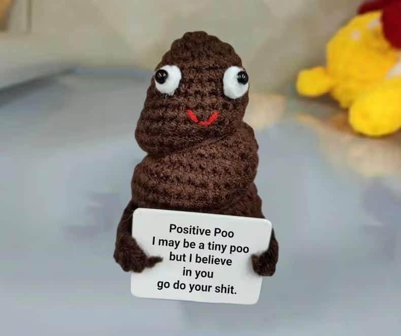 Funny Crochet Poo Doll