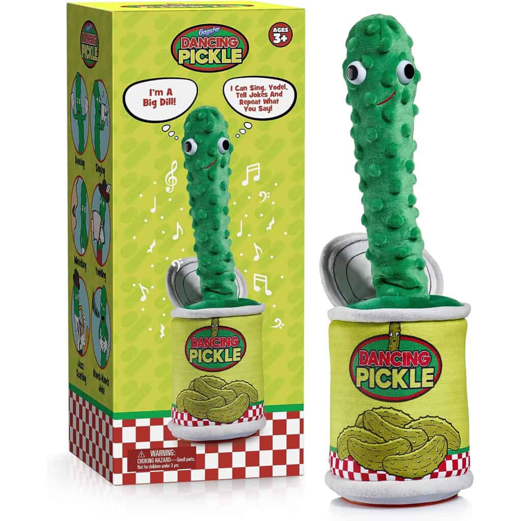 Funny Talking Pickle Toy