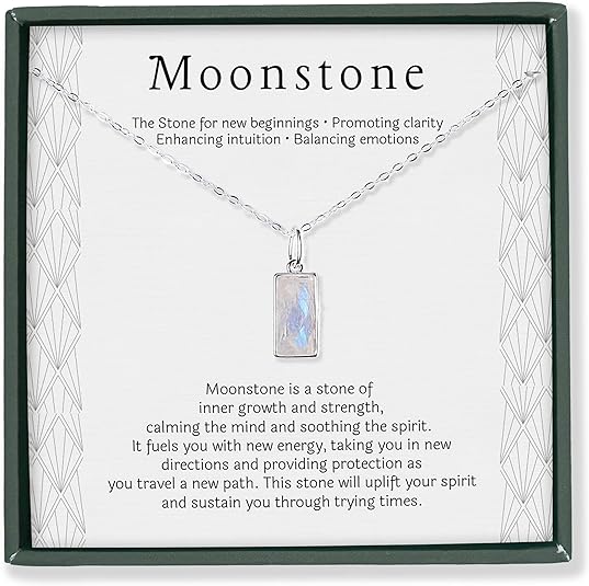New Beginnings Moonstone Silver Necklace