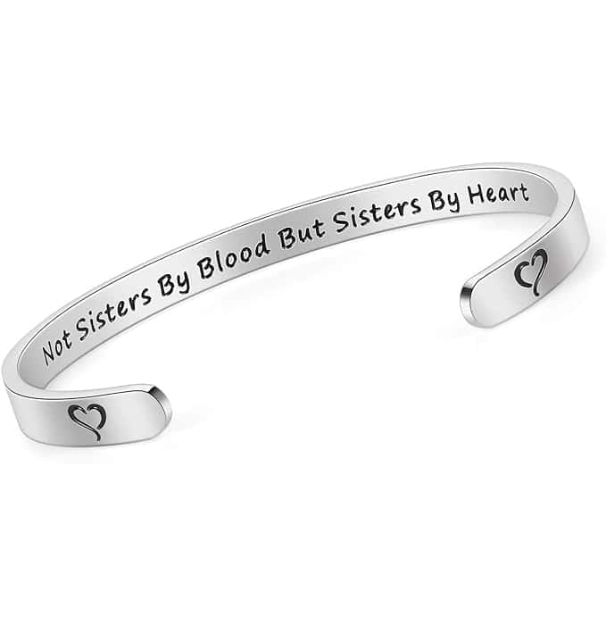 Not Sisters By Blood But Sisters By Heart Bracelet