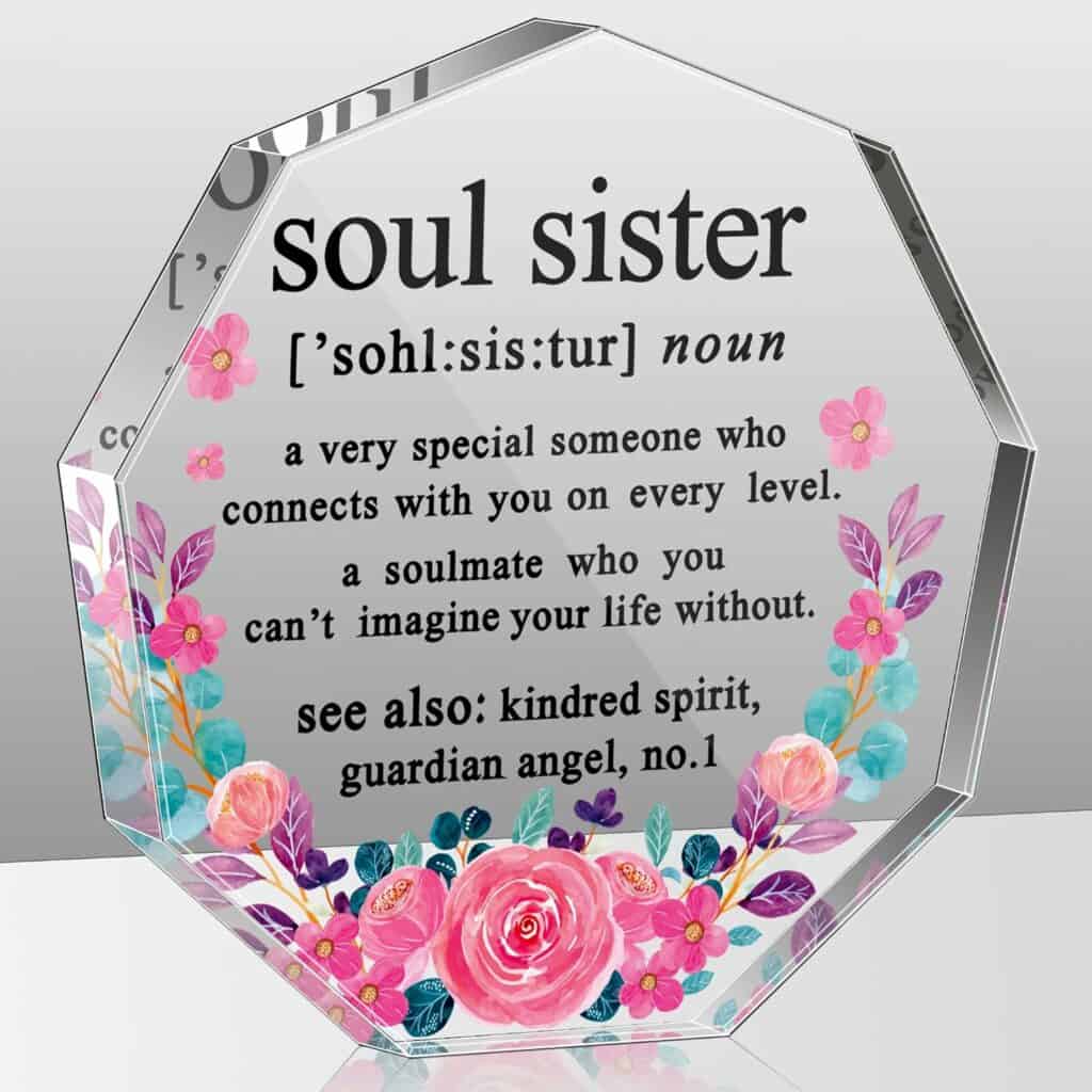 Soul Sister Desk Decorative Sign