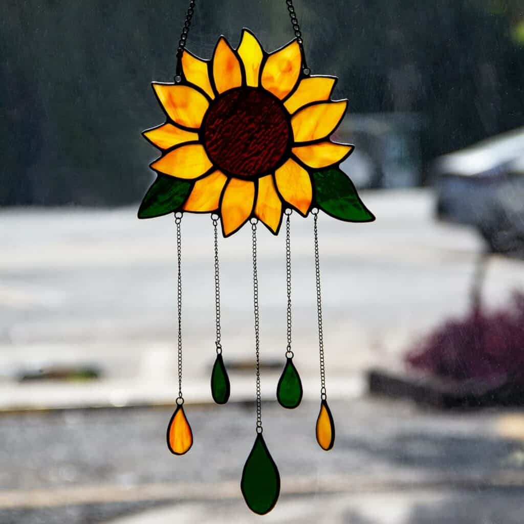 Sunflower Suncatcher For Window
