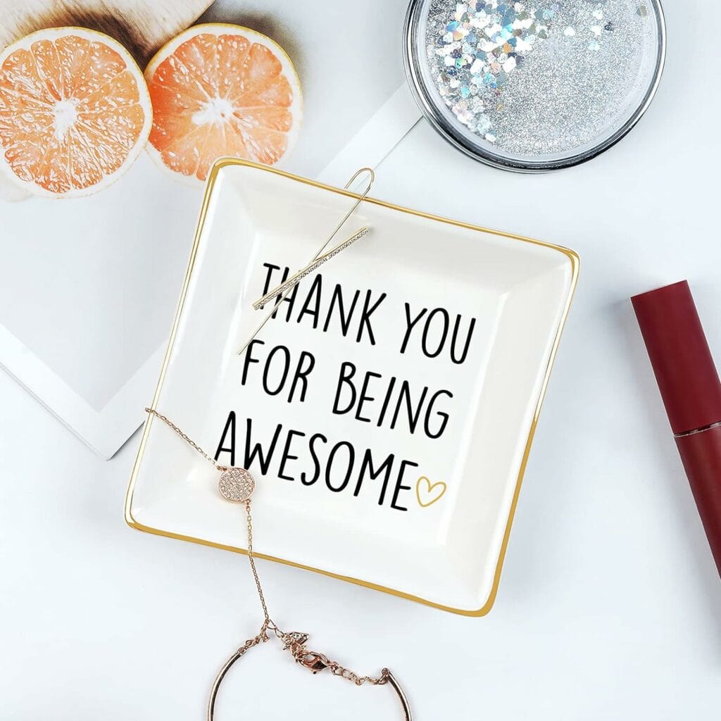 Thank You For Being Awesome Ring Dish