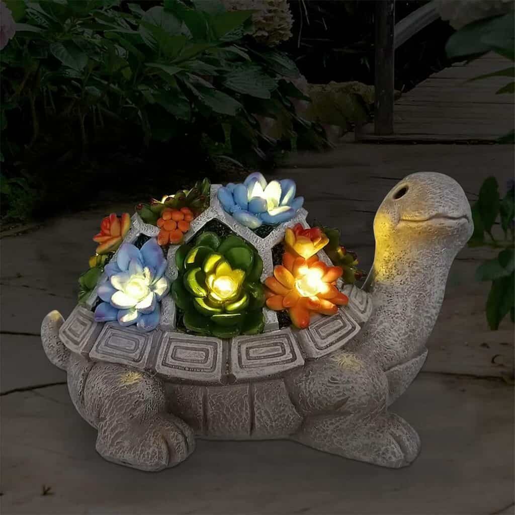 Turtle Outdoor Solar Garden