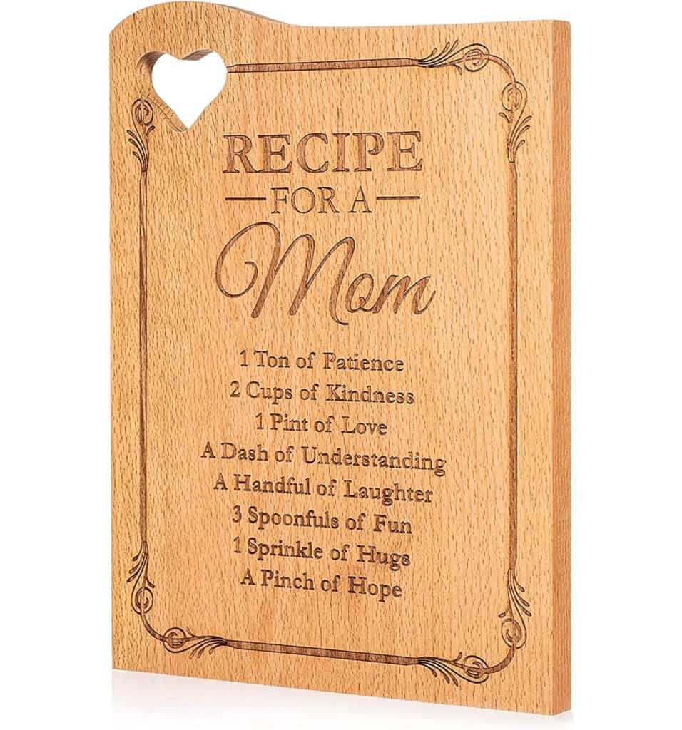 Wooden Cutting Board For Mom From Daughter