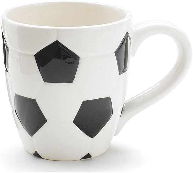 Ceramic Soccer Ball Mug