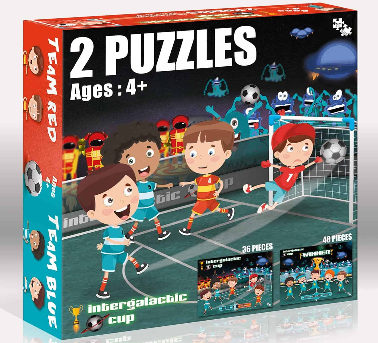 Double Soccer Puzzles for Kids