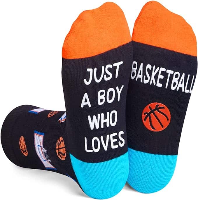 Funny Basketball Socks For Boys