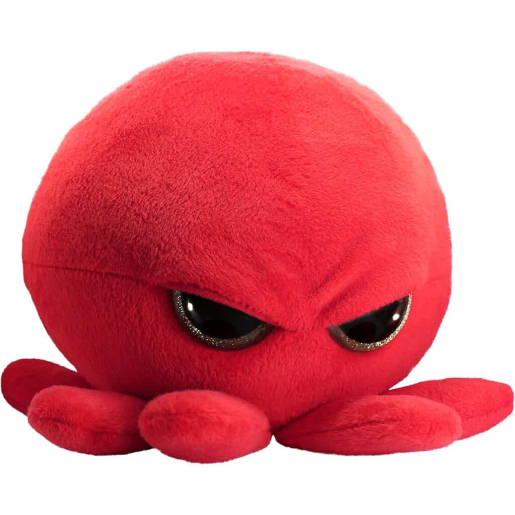 Grumpy Baby Octopus Plush