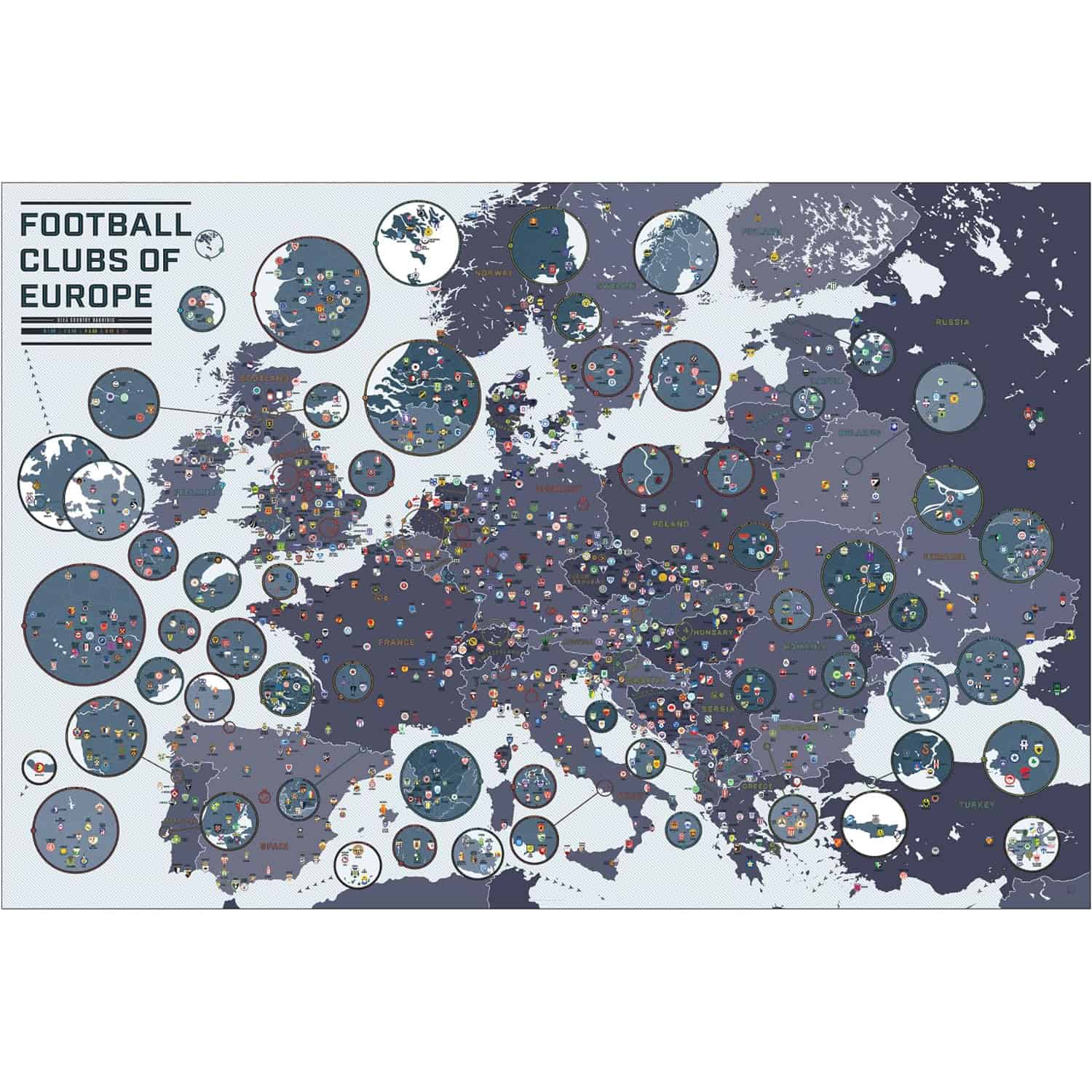 The Definitive Football Clubs Map